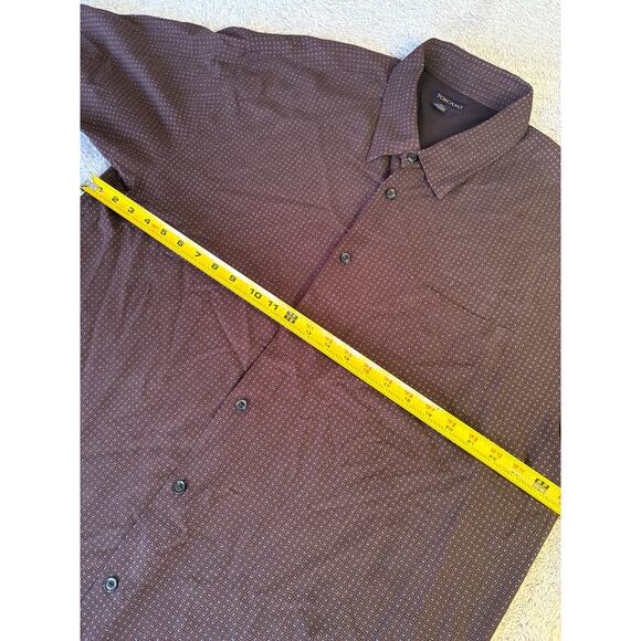 Toscano Men's 100% silk button down short sleeve shirt - Picture 5 of 7